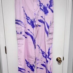Wild Fable Pink and Purple Wide Leg Pants